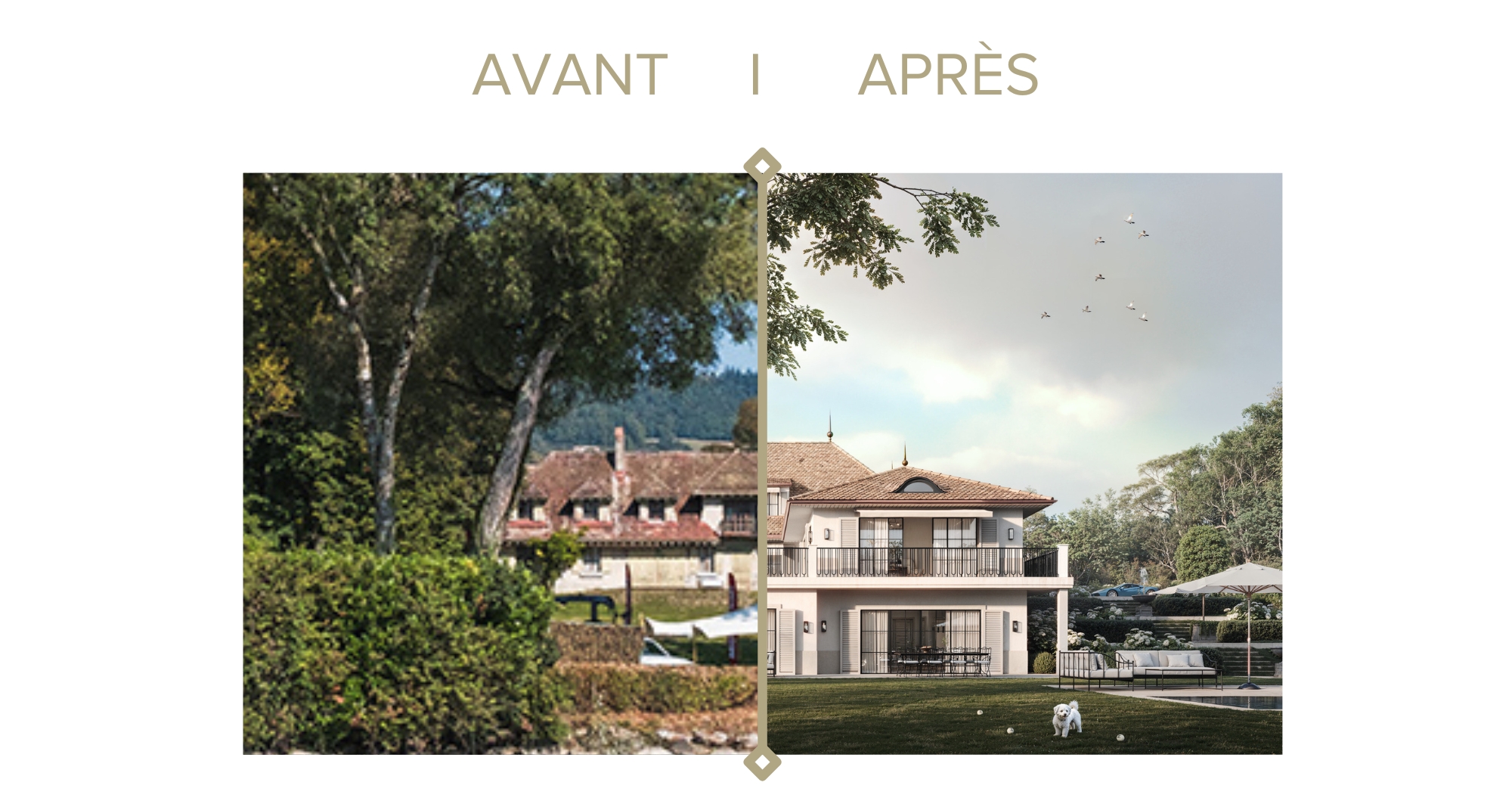 Visualisation 3D avant/après d’un projet immobilier